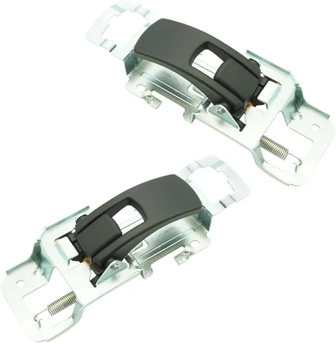 Miniatura 16 de TRQ Juego de 2 manijas de puerta interior trasera cromada y cachemira para Chevy GMC