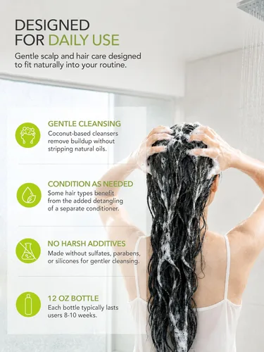 Miniatura 4 de Hair Science Fórmula 82S Champú para la salud del cuero cabelludo y el cabello Con palma enana americana y biotina Para preocupaciones