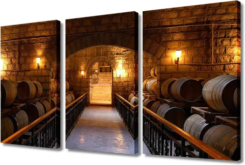 Miniatura 91 de Obra de arte para paredes del hogar, 3 paneles de letras de vino tinto, pinturas de corcho, impresiones HD, arte de pared de corcho de vino sobre