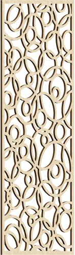 Miniatura 20 de Latrobe Paneles de pared decorativos de madera con calado, 9 3/8 pulgadas de ancho x 24 3/8 pulgadas de alto x 3/8 de alto, roble rojo rojo (Red Oak)