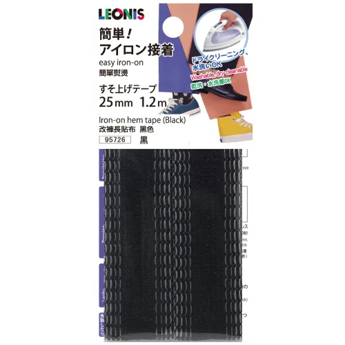 Miniatura 14 de LEONIS Cinta de dobladillo instantáneo termoadhesiva de 0.984 in x 16.4 ft (1 pulgada x 5.5 yardas), beige [ 78022 ]