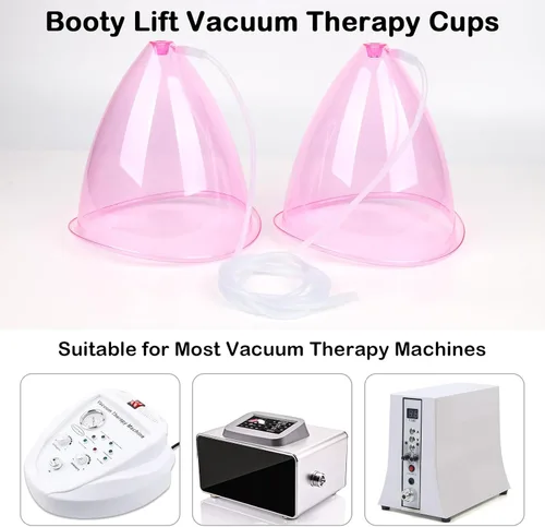 Miniatura 6 de weiwei Ventosas para glúteos de 7.1 fl oz y 6.1 fl oz, accesorios para máquina de ventosas de terapia de vacío XL, tazas de vacío para glúteos