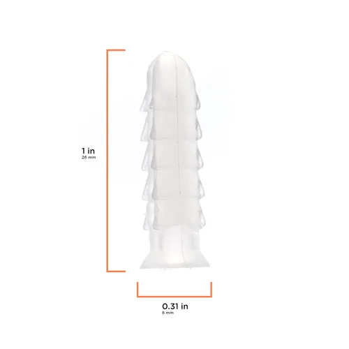 Miniatura 3 de Anclajes cónicos de plástico acanalado - para hormigón, estuco, ladrillo, paneles de yeso y similares - Kit de 10 anclajes