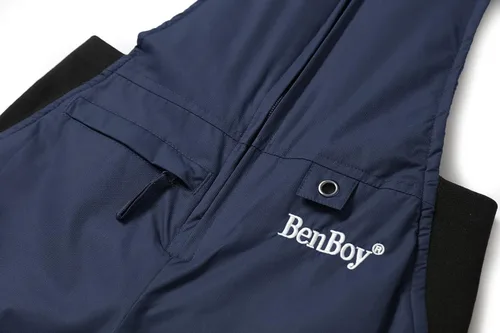Miniatura 4 de Lelaki Baberos de esquí de nieve para niños pequeños, con aislamiento Waterporoof Ripstop para invierno, pantalones de snowboard para niños y niñas