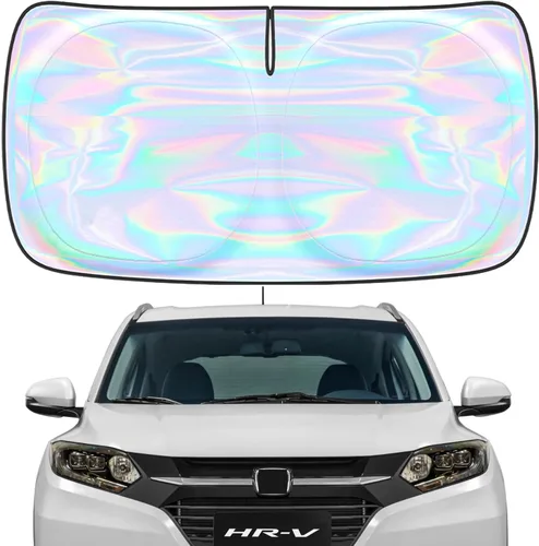 Miniatura 56 de Parasol para parabrisas Rivian R1S R1T 2022-2026 – Parasol compatible con Rivian R1S R1T plegable para ventana delantera, protector de visera solar