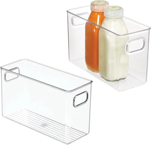 Miniatura 7 de iDesign - Contenedor organizador de plástico sin BPA para despensa y cocina, congelador y refrigerador con asas de fácil agarre, 10 x 4 x 6