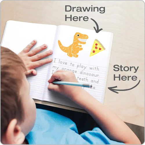 Miniatura 2 de Cuadernos de composición primaria Oxford, diario de escritura y dibujo para niños, Pre-K, grados K-2, 100 hojas/200 páginas, 9 3/4 x 7 1/2, (63784)