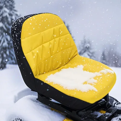 Miniatura 4 de BeadChica Funda Universal Grande para Asiento de Cortacésped y Tractor, Funda para Asiento de Cortacésped, LP92334, Tela 600D de 45,7 cm Amarillo