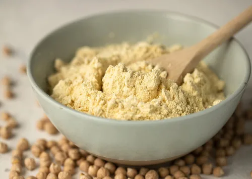 Miniatura 4 de Food to Live Food to Live Harina de garbanzos orgánica sin gluten, 8 onzas sin OMG, granos de garbanzos secos finamente molidos, vegano, kosher, a