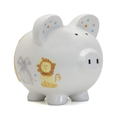 Miniatura 21 de Child to Cherish Cerdito de cerámica, diseño de globo aerostático