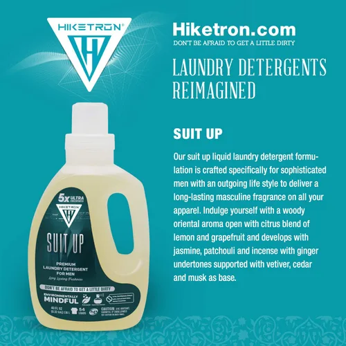 Miniatura 4 de Hiketron 5X Ultra Concentrado Detergente líquido perfumado de larga duración Elimina manchas difíciles Apto para máquina Fresco delicado