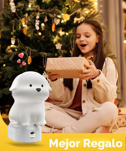 Miniatura 8 de L LOHAS LED - Luz nocturna enchufable para niños, luces nocturnas 3D de cachorros lindas con sensor de atardecer a amanecer, 1600K/2700K/5000K 3CCT