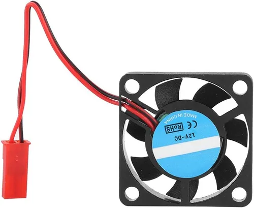 Mini ventilador de enfriamiento sin escobillas, PH2.0 2Pin 12V Mini ventilador de refrigeración sin escobillas 1.181x1.181x0.276 in 3007 12V Mini DC