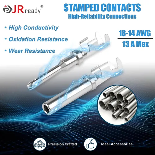 Miniatura 5 de JRready Kit de conectores DT de 409 piezas con herramienta de crimpado de barril abierto Deutsch - DW5003 IP68 conectores Deutsch impermeables