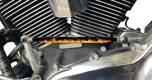 Miniatura 2 de Kustom Cycle Parts Varillaje de llamas y cambio de fuego compatible con motocicletas Harley Davidson Touring Street Glide Road Glide Road King