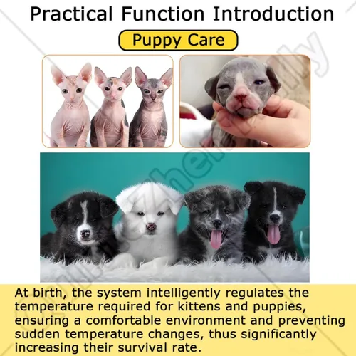 Miniatura 5 de Newborn Puppy Breeding Box,Cat Brooders Incubators,with Intelligent Heating,for Puppy Cat Care,Ensures Constant Temperature for Optimal Animal