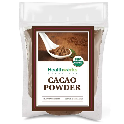 Miniatura 12 de Healthworks Superfoods Polvo de Cacao Orgánico – 16 Oz / 1 Lb – Sustituto de Chocolate de Cacao – Rico Sabor a Chocolate – Sin Azúcar, Keto, Vegano