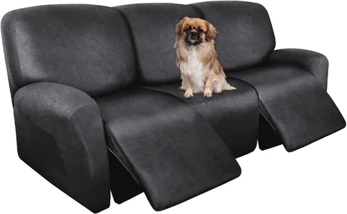 Miniatura 15 de ANARACHON Fundas para Sillas Reclinables Tipo Cuero, 4 Piezas Funda para Sillón Reclinable Lazy Boy, Protector de Muebles - Funda Suave Lavable