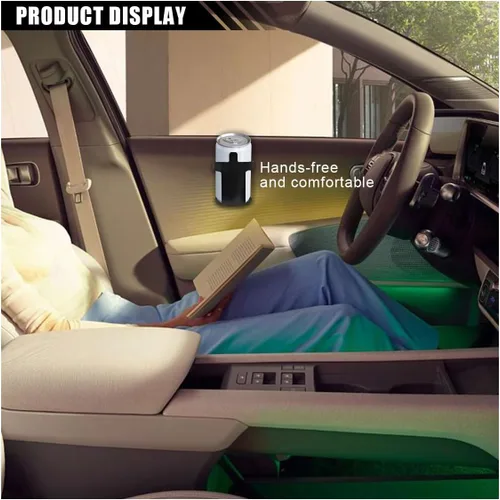 Miniatura 5 de 2 piezas portavasos para automóvil, portavasos negro para latas y botellas de agua para automóvil, accesorios universales para interior de automóvil