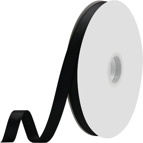 Miniatura 74 de Cinta blanca de grogrén de 1-1/2 pulgadas x 50 yardas para envolver regalos, muy adecuada para decoración de bodas, ramos, manualidades, costura