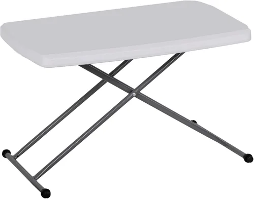 Miniatura 5 de F2C Mesa plegable de 30 pulgadas, mesa personal multifuncional, altura portátil y ajustable para bandejas de TV, laptop, costura, ideal
