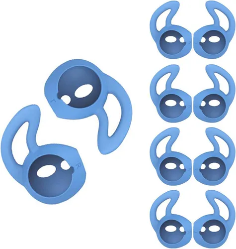 Miniatura 15 de 5 pares de almohadillas de silicona compatibles con AirPods 1 y 2, almohadillas antideslizantes y anticaídas de silicona suave para auriculares