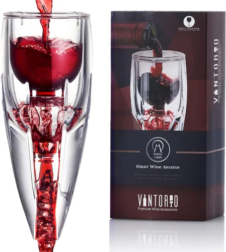 Vintorio, aireador de vino Omni, decantador de primer nivel, el mejor regalo para los amantes del vino