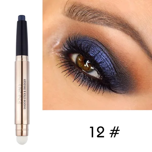 Miniatura 5 de Sombra de ojos azul en barra para maquillaje, iluminador de ojos, crema para sombra de ojos, sombra de ojos en barra para maquillaje de ojos, Café