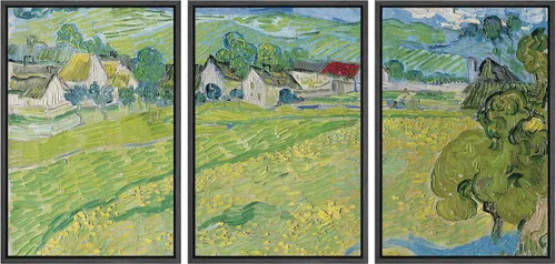Miniatura 10 de Lienzo decorativo para pared - cuadro con estampado Giclée para decoración del hogar Noche estrellada sobre el Ródano