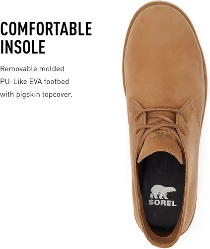 Miniatura 5 de Sorel Botas Kezar Chukka WP para hombre, botas de lluvia de cuero impermeables