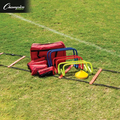 Miniatura 11 de Champion Sports SAGKIT Kit de entrenamiento de agilidad de velocidad, 15 uds./bolsa