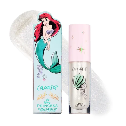 ColourPop x Disney Princess - Brillo de labios ultra brillante, brillo de labios de alto brillo, no pegajoso e hidratante, impregnado con ácido