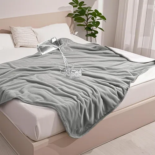 Miniatura 12 de gogobunny Manta de cama impermeable, manta reversible de forro polar Sherpa para perro, cachorro y gato, funda de muebles que protege la cama
