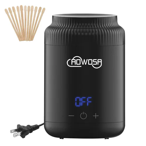 Miniatura 12 de Kit profesional de depilación, máquina calentadora de cera con olla doble, gran capacidad para sala de spa y uso doméstico, ollas antiadherentes