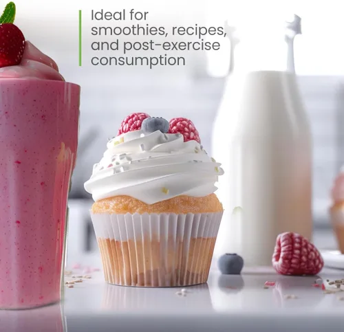 Miniatura 4 de Z Natural Foods Proteína aislada de suero de leche de crema de vainilla, rica en nutrición, proteína en polvo sabrosa para la salud del corazón