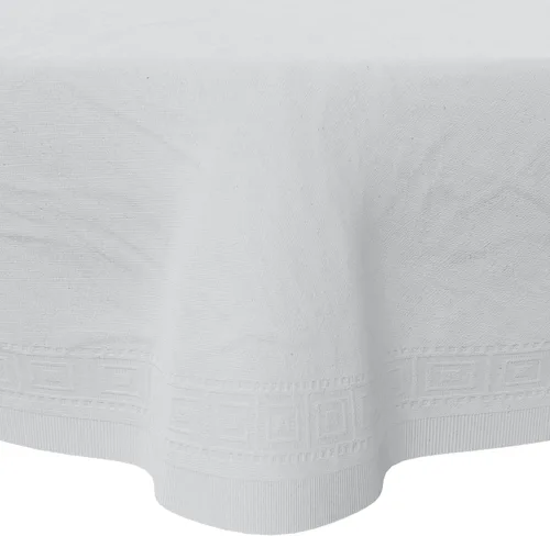 Miniatura 2 de HOUZZKINGZ USA Manteles de papel para mesas redondas Paquete de 4 Manteles de papel y plástico de primera calidad de 3 capas para fiestas