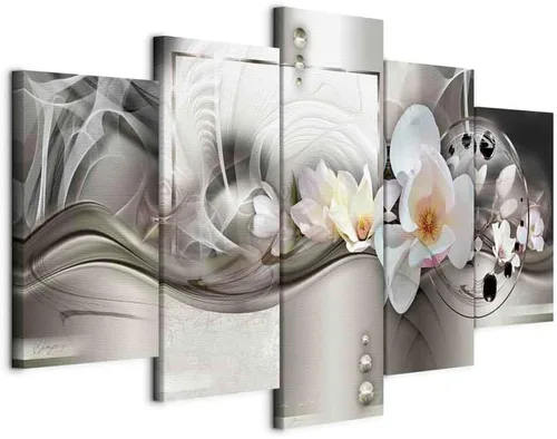 Miniatura 32 de Lienzo decorativo con impresión artística de diseño de orquídea de Artgeist Orquídea #01