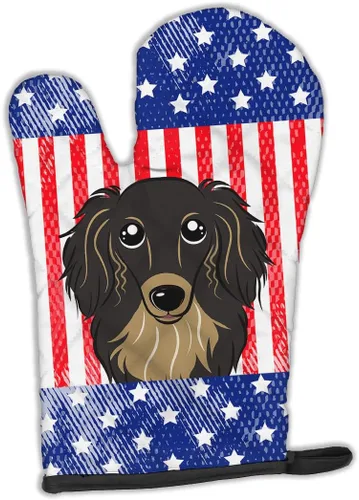 Miniatura 213 de Caroline's Treasures BB4020OVMT Dog House Collection Border Collie - Guante de horno grueso resistente al calor para sartenes calientes y horno
