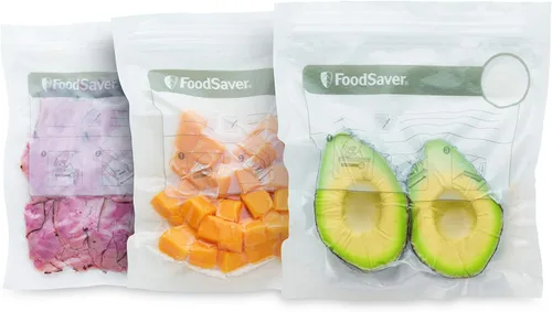 Miniatura 6 de FoodSaver Paquete múltiple de rollos de sellado al vacío de 8 y 11 pulgadas, bolsas selladoras al vacío sin BPA de tamaño personalizado, paquete