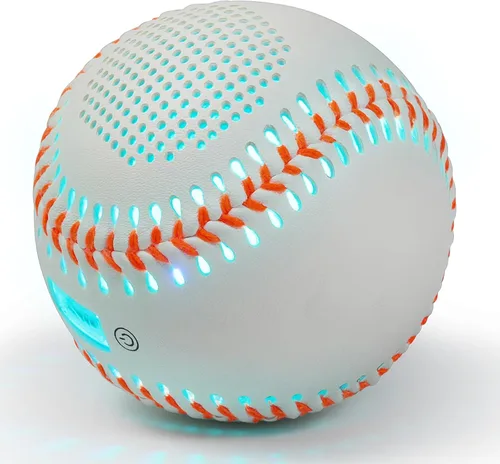 Miniatura 8 de Glow Baseball Bluetooth Speaker，Portable Sports Gift for Fans, Waterproof Outdoor Speaker with Party Lights. Rojo