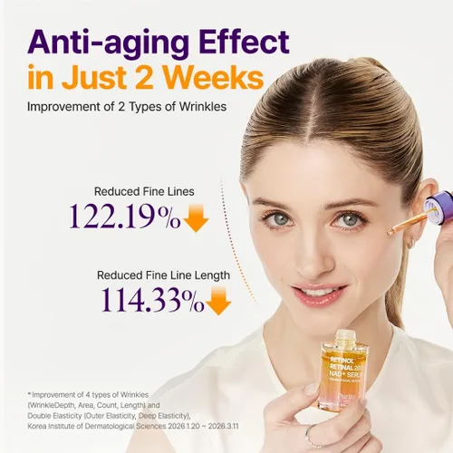 Miniatura 6 de PURITO Retinol 0.1% + Retinal 0.1% Suero facial antienvejecimiento para arrugas, líneas finas y piel más firme Retinoides duales con NAD+