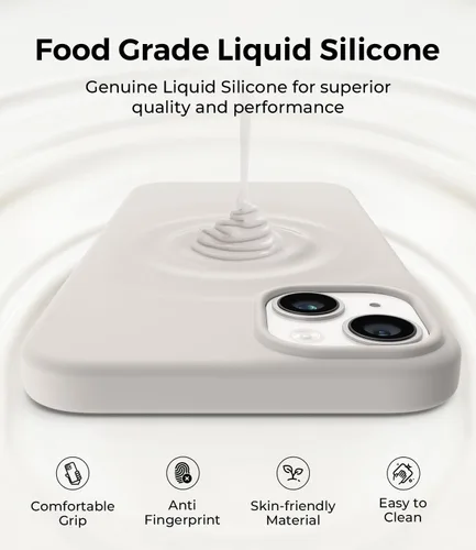 Miniatura 5 de AOTESIER Funda compatible con iPhone 14 Plus, silicona de grado alimenticio de cuerpo completo, resistente al desgaste, protección anticaídas