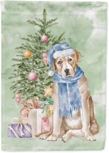 Miniatura 42 de Caroline's Treasures CK8213GF Bulldog Inglés #2 Regalos de Navidad y árbol de jardín Bandera de buzón Bandera decorativa para patio exterior, patio