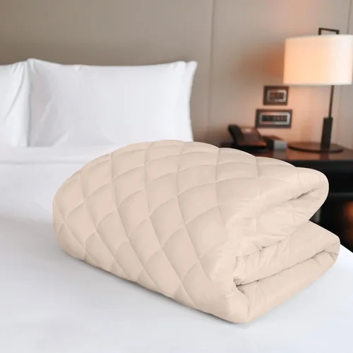 Miniatura 5 de Utopia Bedding - Cubrecolchón acolchado y ajustado, tamaño individual, protector y cubierta de colchón elástico con bolsillo profundo que se estira