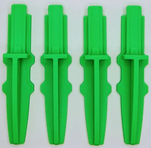 Miniatura 6 de Repuesto para patas de ventilador Lasko Box, paquete de 4, más fuerte que el original, excelente ajuste, 2 juegos de 2 pies, 4 pies en total (negro)