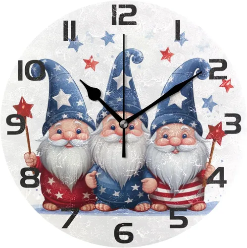 Miniatura 25 de ALAZA Reloj de pared con diseño de pájaro en la rama 3D que no hace tictac, para dormitorio, cocina, sala de estar, escuela, oficina, dorado