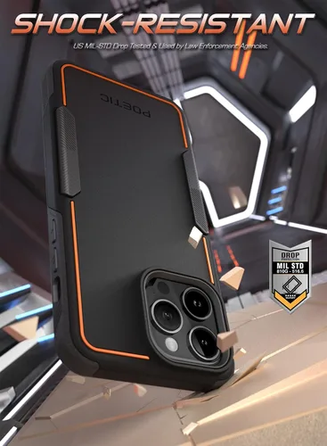 Miniatura 6 de Poetic Neon - Funda para iPhone 14 Pro Max, resistente de doble capa, delgada, a prueba de golpes, compatible con carga inalámbrica, antideslizante