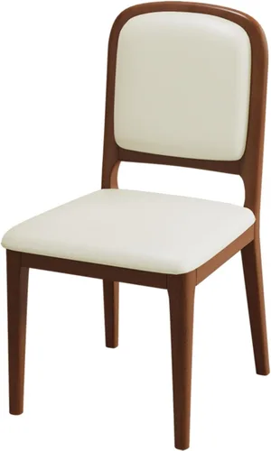 Miniatura 32 de Solid Wood Dining Room Chairs Minimalist,Kitchen Chairs with Soft Padded Back,Living Room Chair for Office Reading,Wood Frame,Armless Vanity