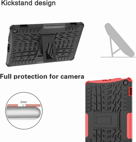 Miniatura 3 de Funda para tablet Kindle Fire Max de 11 pulgadas versión 2023, funda resistente con función atril (azul)