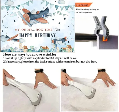 Miniatura 4 de Telón de fondo de viaje que espera la aventura para niño de primer cumpleaños, baby shower, decoración de fiesta, pancarta de aventura comienza